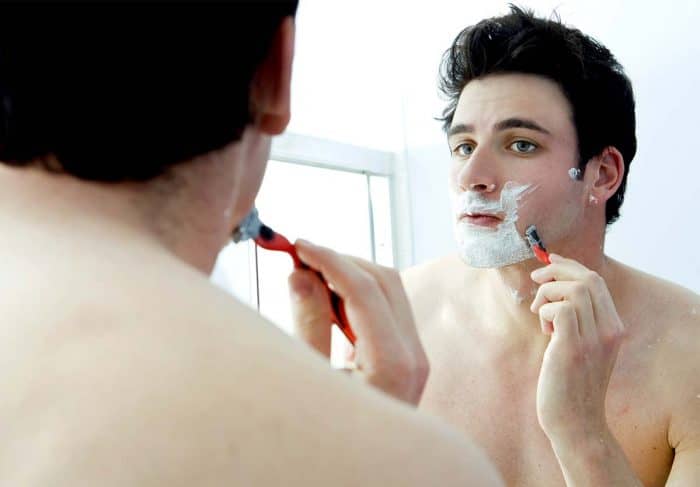 shaving sensitive skin